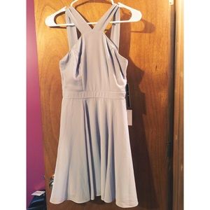 Lulus grey skater dress